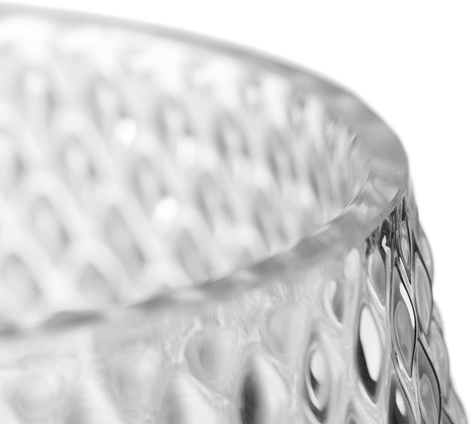 Leonardo Poesia 018673 Table Vase, Handmade Decorative Vase in Grey, Bulbous Flower Vase, Glass Candle Holder, Large Lantern, 22.5 cm High