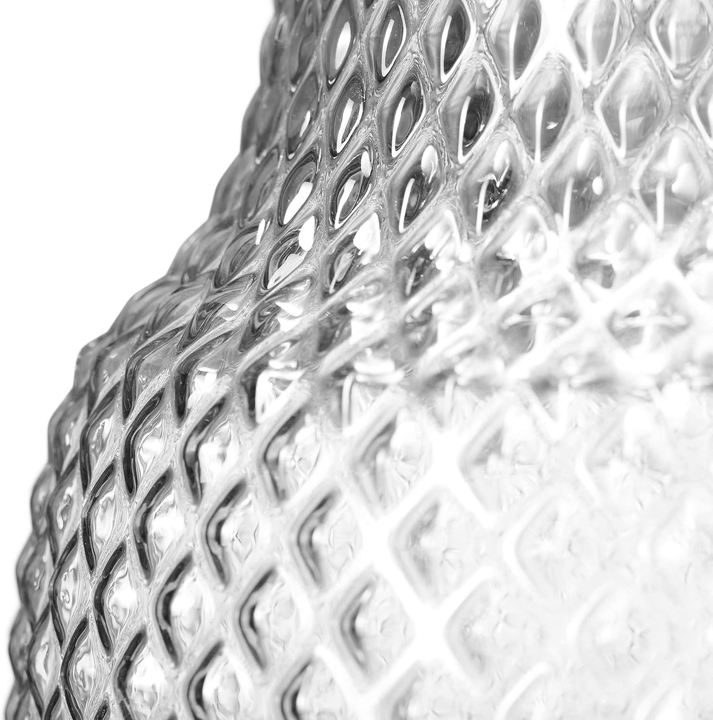 Leonardo Poesia 018673 Table Vase, Handmade Decorative Vase in Grey, Bulbous Flower Vase, Glass Candle Holder, Large Lantern, 22.5 cm High